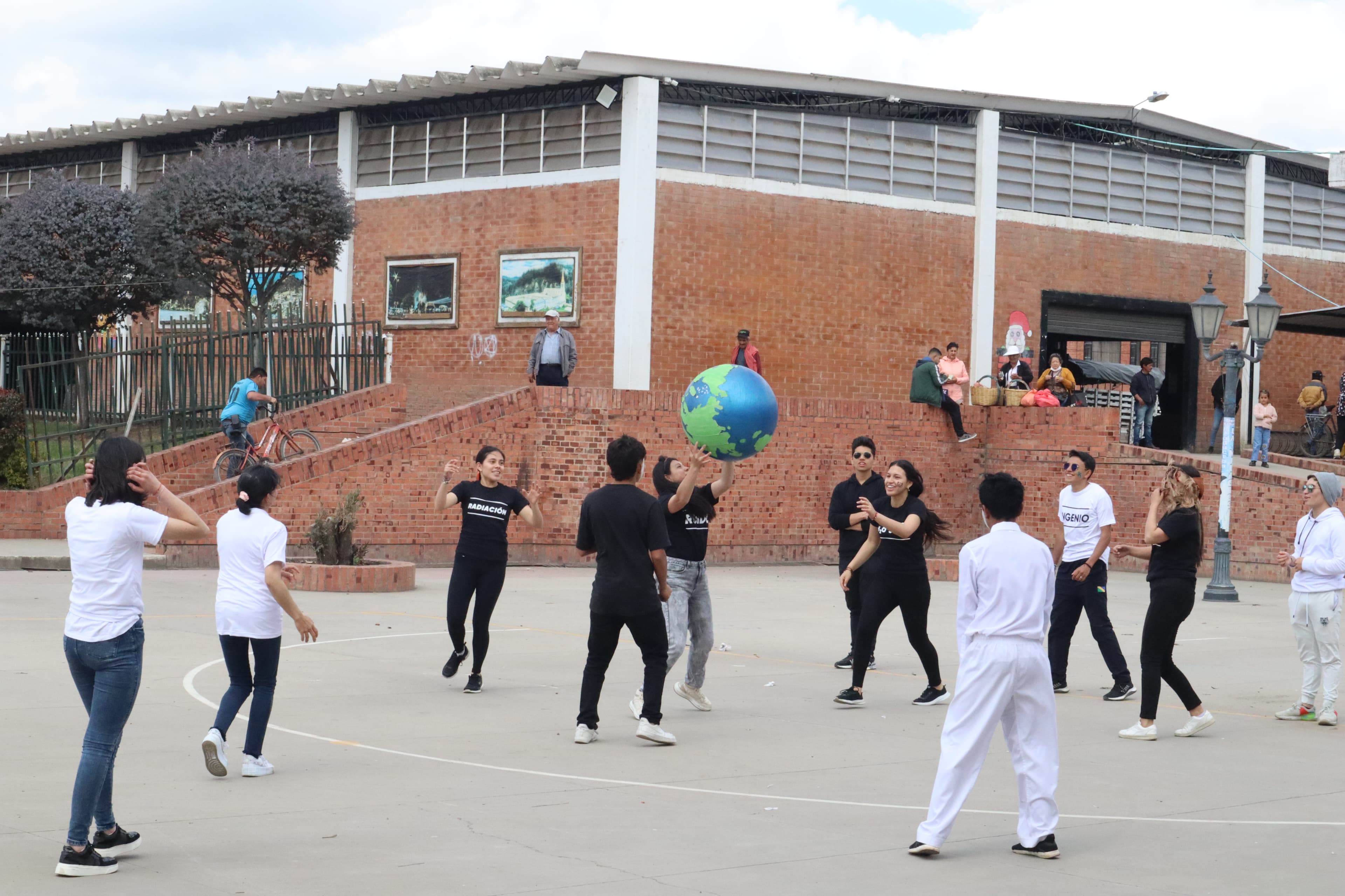 Estudiantes disfrutando